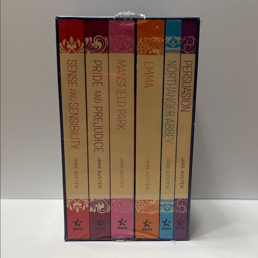 Jane Austen Collection (6) Book Rainbow Set
